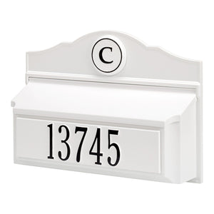 carolina mailboxes nc Colonial Wall Mailbox Pkg 1