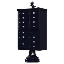 Load image into Gallery viewer, Auth Florence Cluster Boxes Vital 1570-13V2 - 13 Tenant Door, 1 Parcel Locker, Vogue Decorative Traditional Style Cap Security CBU Cluster Mailbox (Pedestal Included)
