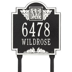 Whitehall Monogram - Standard Lawn Plaque