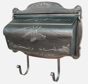 CMB Floral Horizontal Wall Mount Mailbox