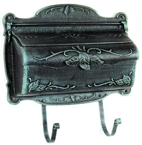 CMB Floral Horizontal Wall Mount Mailbox