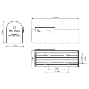 Gibralter "Tuff Body" Vandal Resistant Mailbox